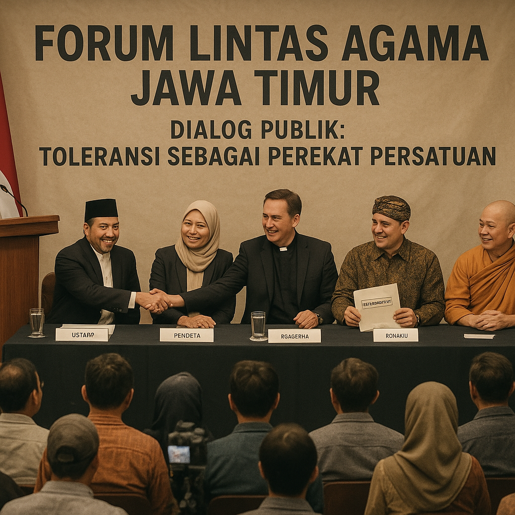 Forum Lintas Agama Jatim Gelar Dialog Publik, Tekankan Toleransi sebagai Perekat Persatuan