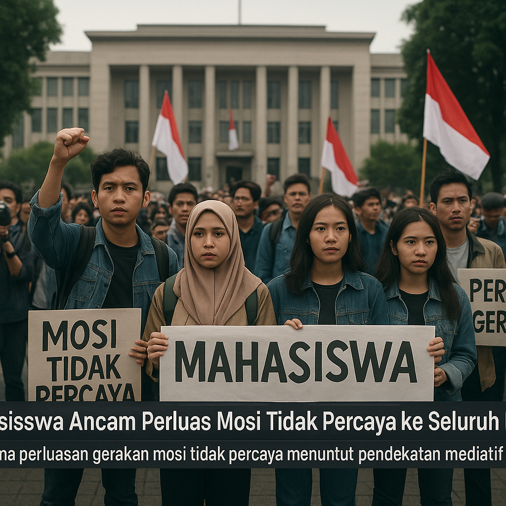 Mahasiswa Ancam Perluas Mosi Tidak Percaya ke Seluruh Indonesia