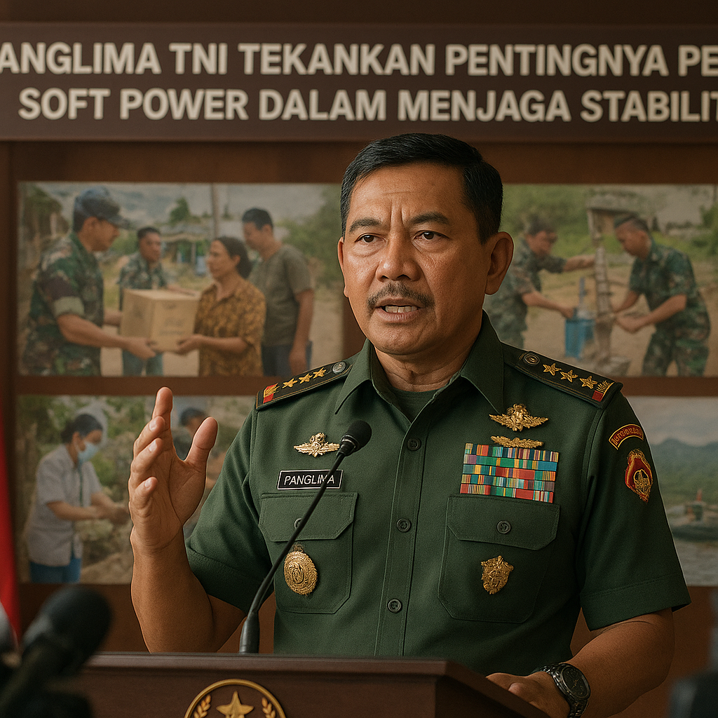 Panglima TNI Tekankan Pentingnya Pendekatan Soft Power dalam Menjaga Stabilitas