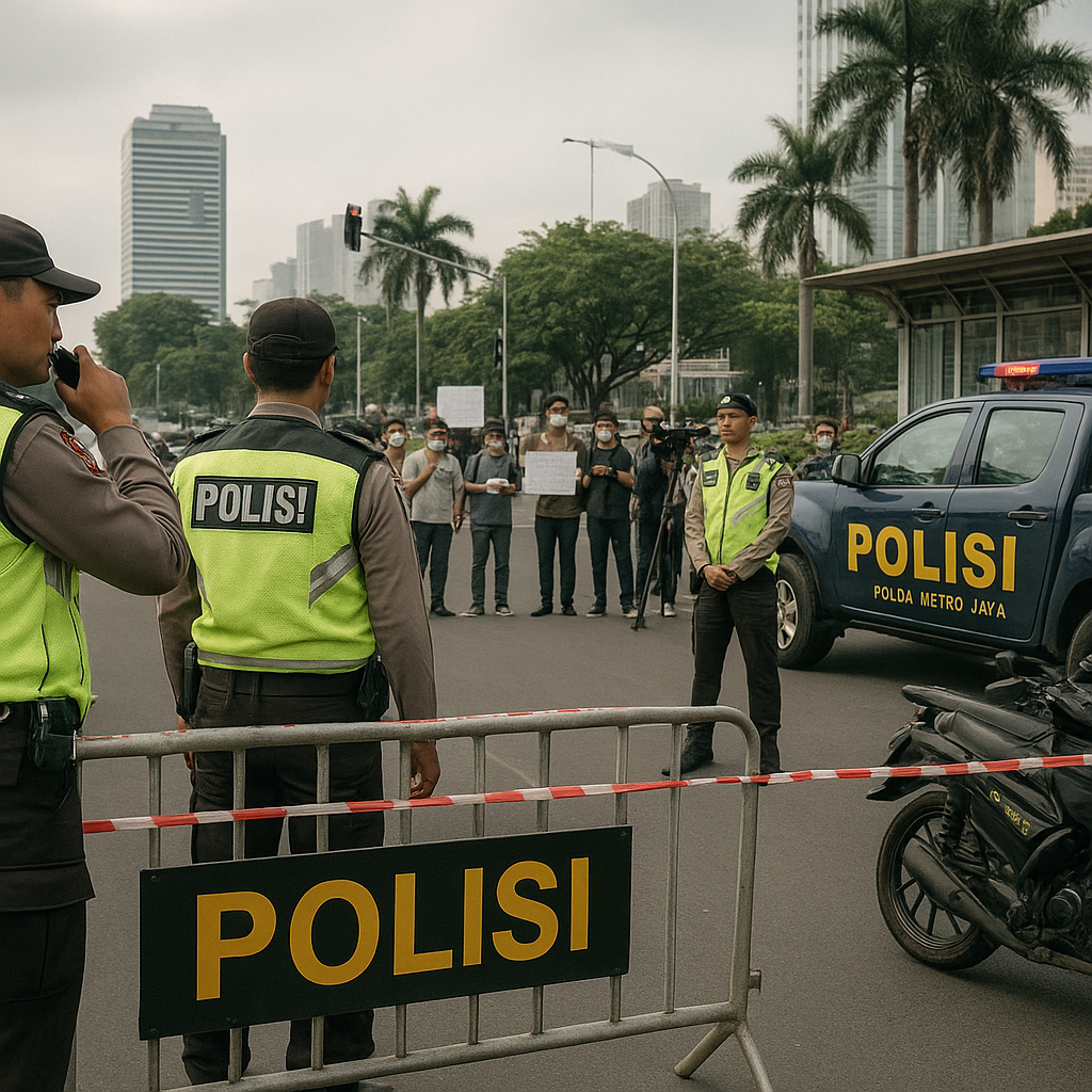 Polda Metro Jaya: Penyekatan Jalan Saat Unjuk Rasa Bersifat Situasional demi Kelancaran