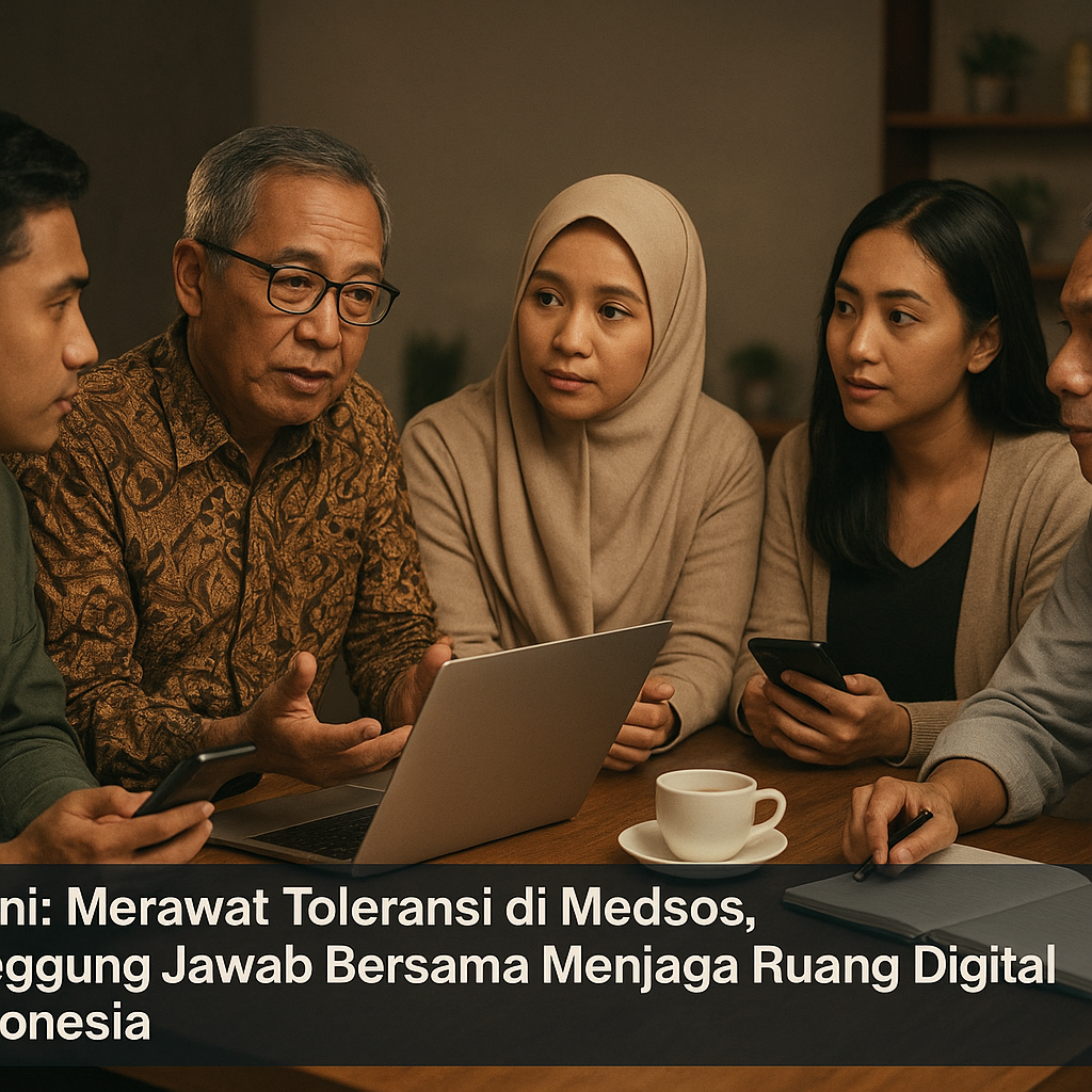 Opini: Merawat Toleransi di Medsos, Tanggung Jawab Bersama Menjaga Ruang Digital Indonesia
