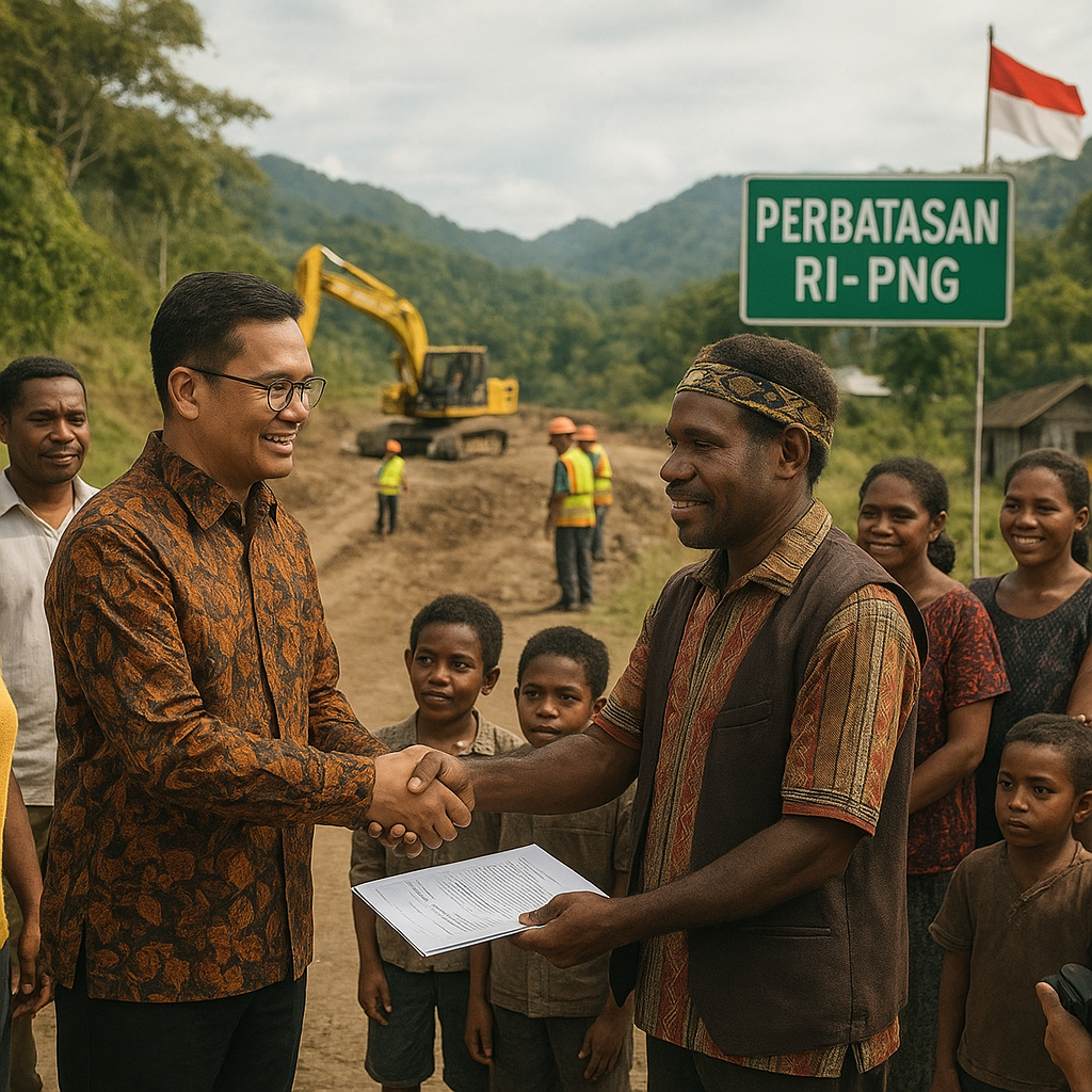 Pembangunan Infrastruktur di Perbatasan RI-PNG Diharapkan Tingkatkan Kesejahteraan dan Kurangi Ketegangan
