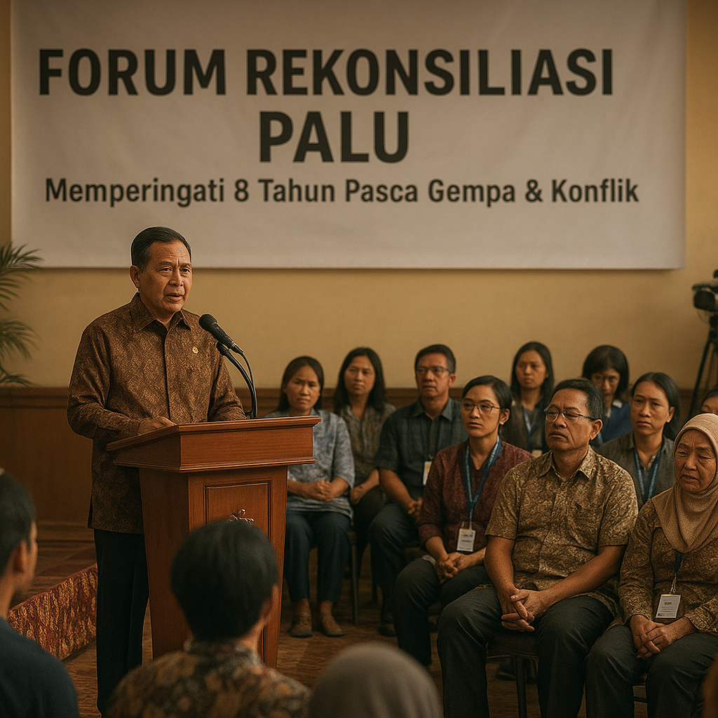 Forum Rekonsiliasi Digelar di Palu, Peringati 8 Tahun Pasca Gempa dan Konflik Sosial