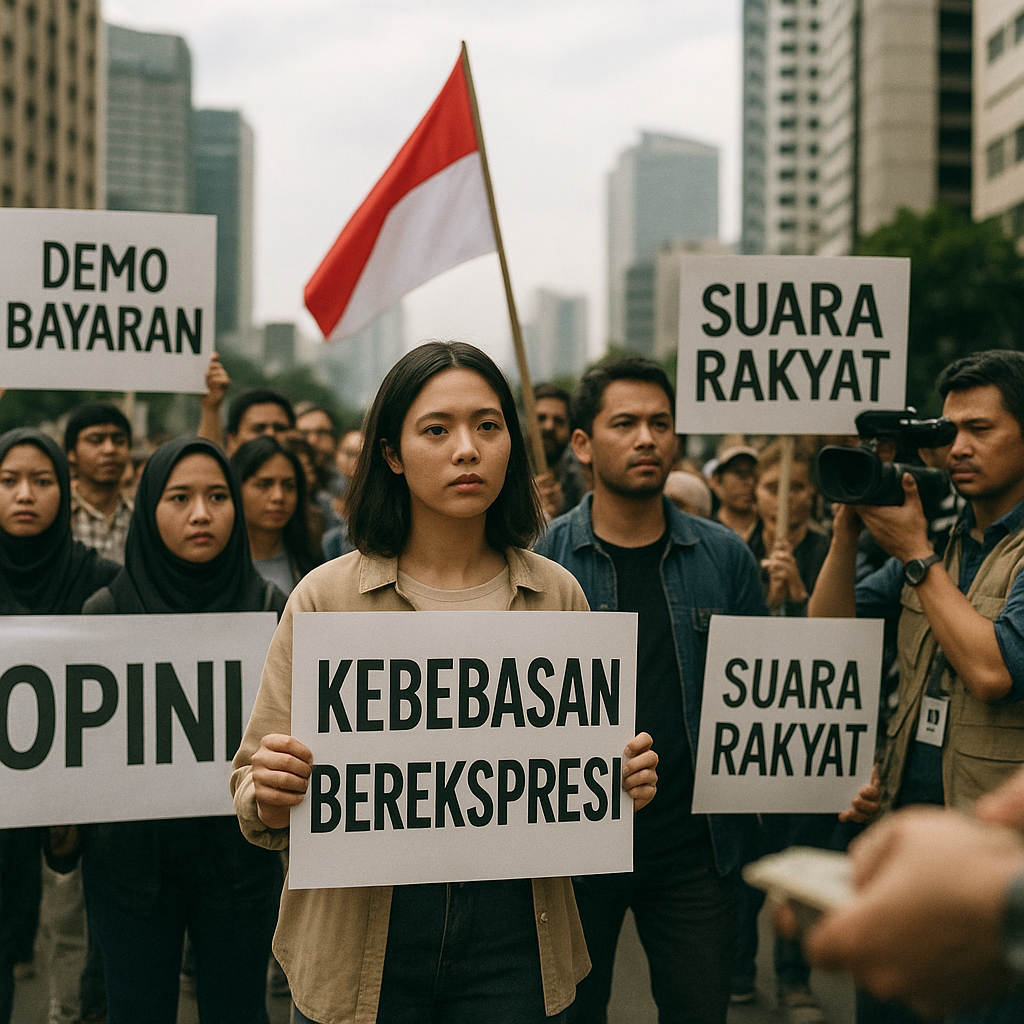 Opini: Narasi 'Demo Bayaran' dan Tantangan terhadap Kebebasan Berpendapat di Ruang Publik