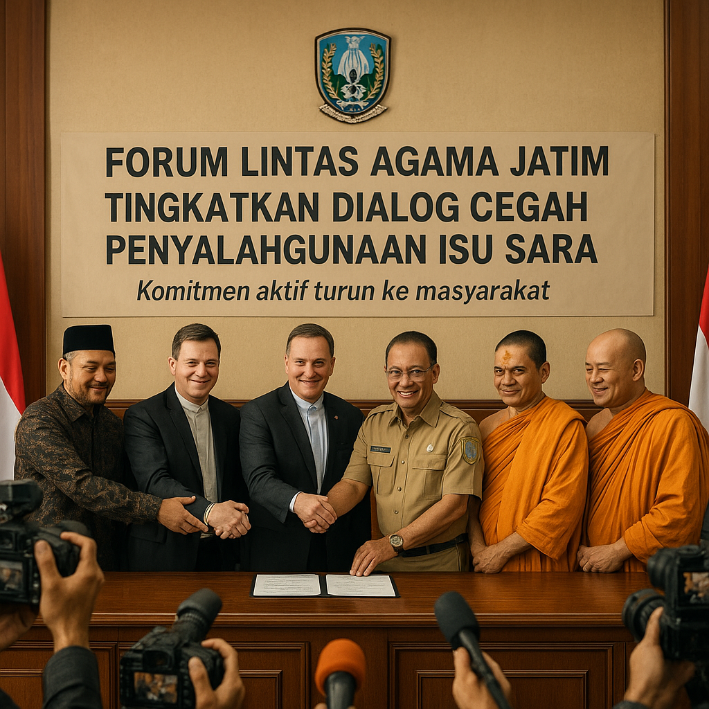 Forum Lintas Agama Jatim Sepakat Tingkatkan Dialog Cegah Penyalahgunaan Isu SARA