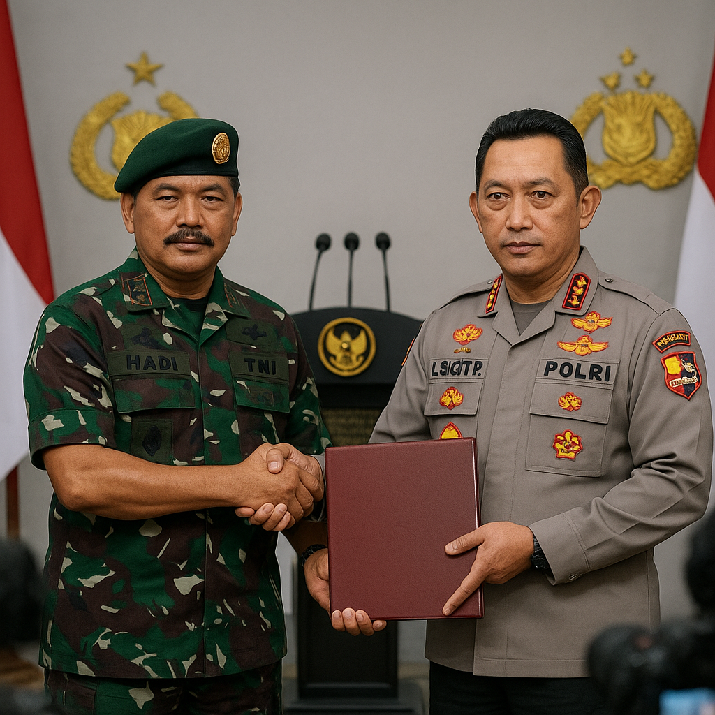 Panglima TNI: Sinergi TNI-Polri Kunci Utama Menjaga Kedaulatan dan Stabilitas Dalam Negeri