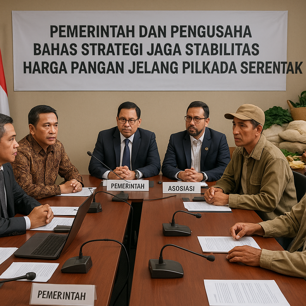 Pemerintah dan Pengusaha Bahas Strategi Jaga Stabilitas Harga Pangan Jelang Pilkada Serentak