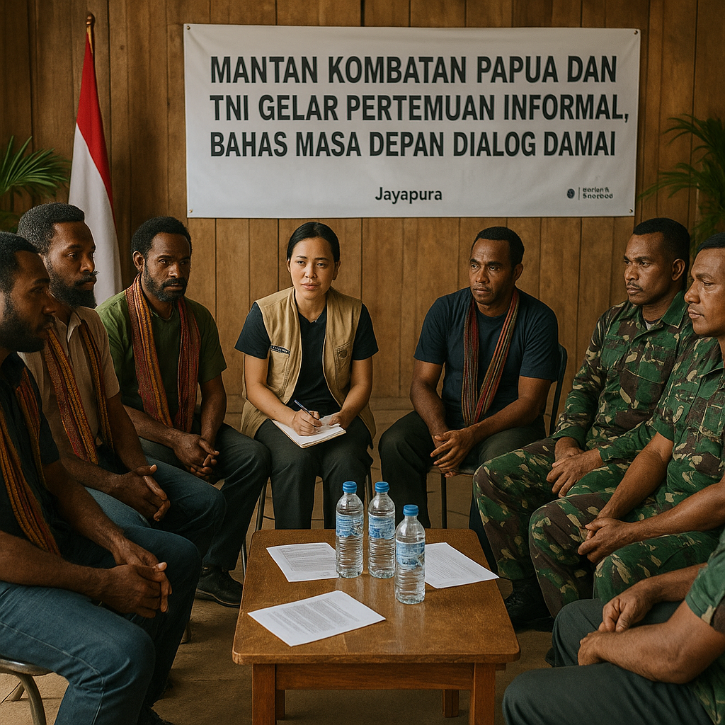 Mantan Kombatan Papua dan TNI Gelar Pertemuan Informal, Bahas Masa Depan Dialog Damai