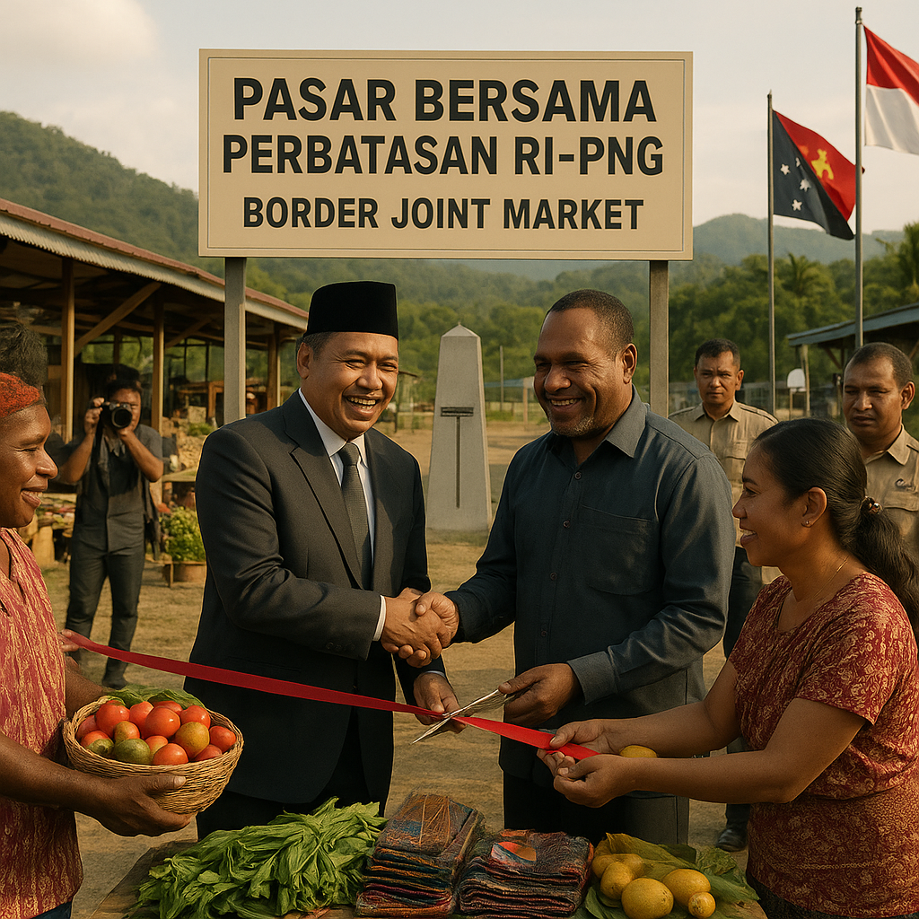 Pembangunan Pasar Bersama Perbatasan RI-PNG Diharapkan Tingkatkan Kesejahteraan dan Kurangi Ketegangan