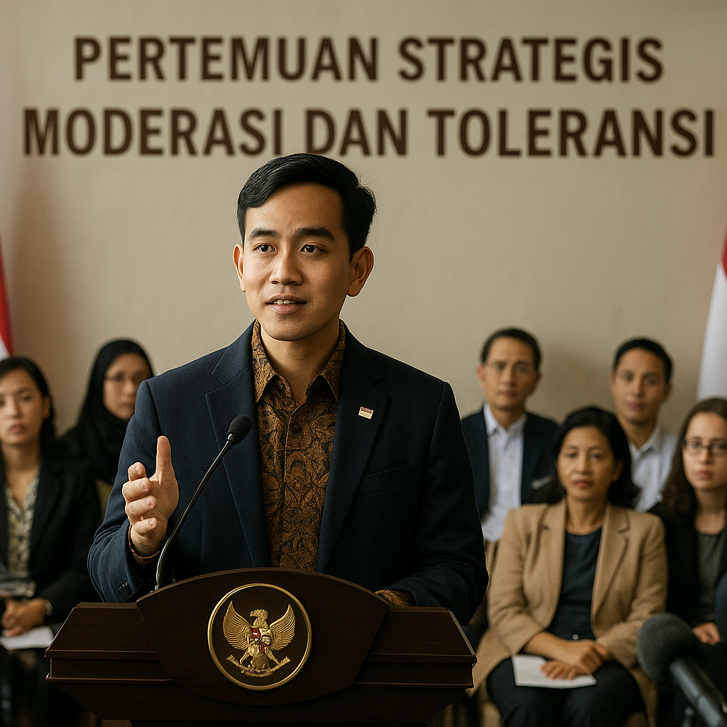Wapres Gibran Soroti Pentingnya Penguatan Nilai Toleransi dan Moderasi