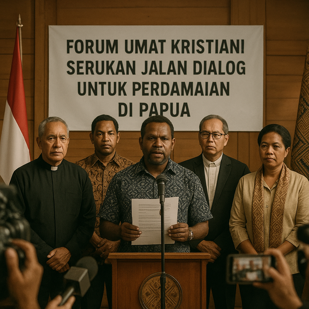 Forum Umat Kristiani Serukan Jalan Dialog untuk Perdamaian di Papua