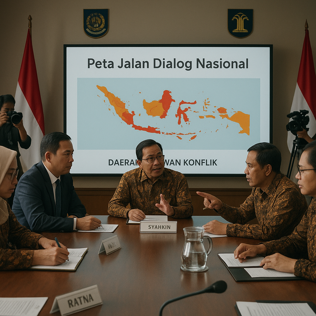 Pemerintah Kembangkan 'Peta Jalan Dialog Nasional' untuk Daerah Rawan Konflik