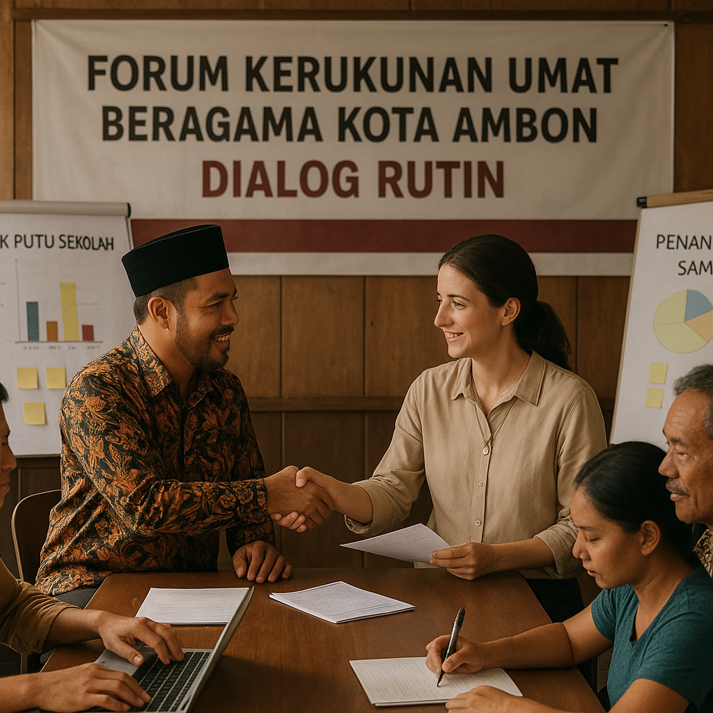 Forum Lintas Agama di Ambon Gelar Dialog Rutin, Fokus pada Isu-isu Sosial Bersama