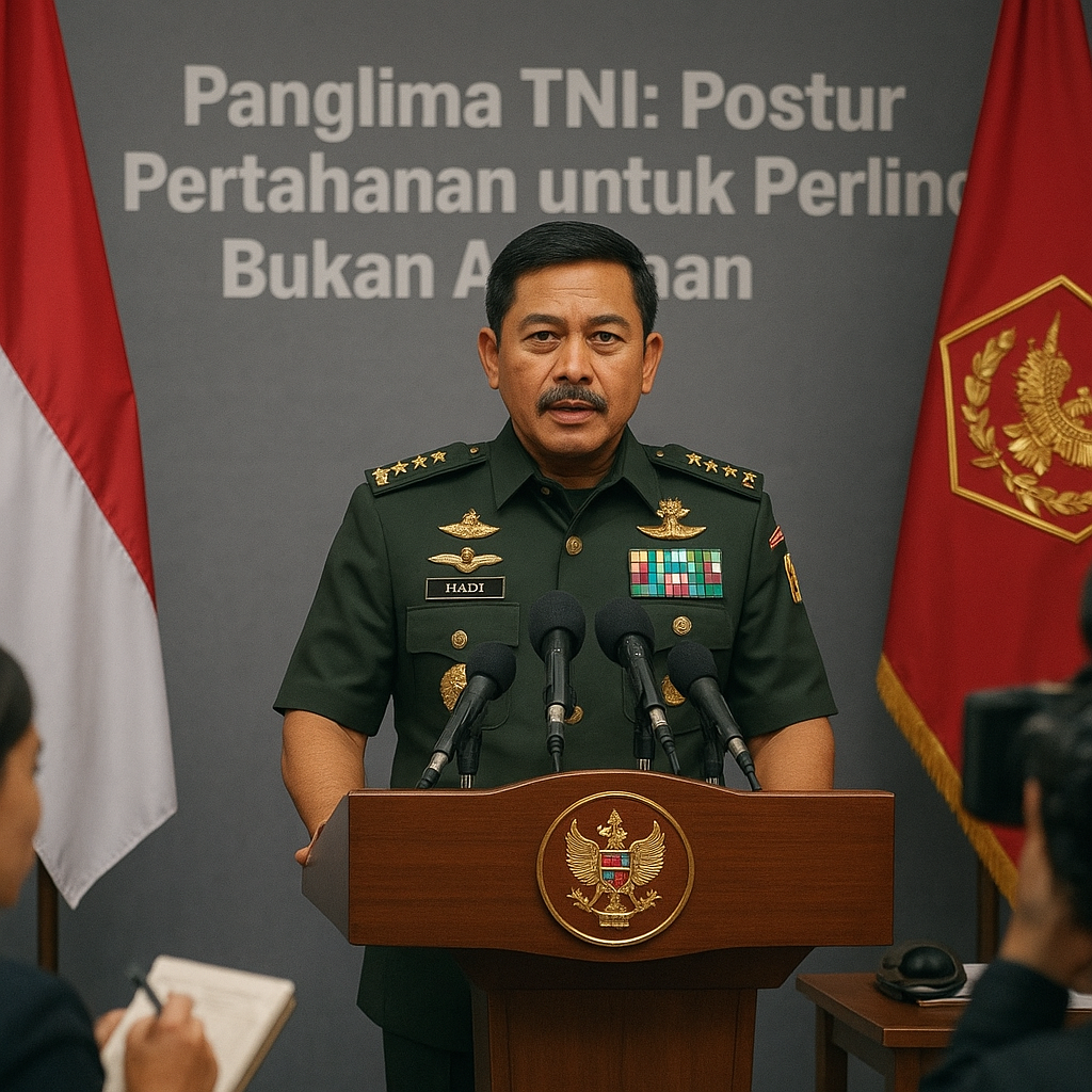 Panglima TNI: Postur Pertahanan untuk Perlindungan, Bukan Ancaman