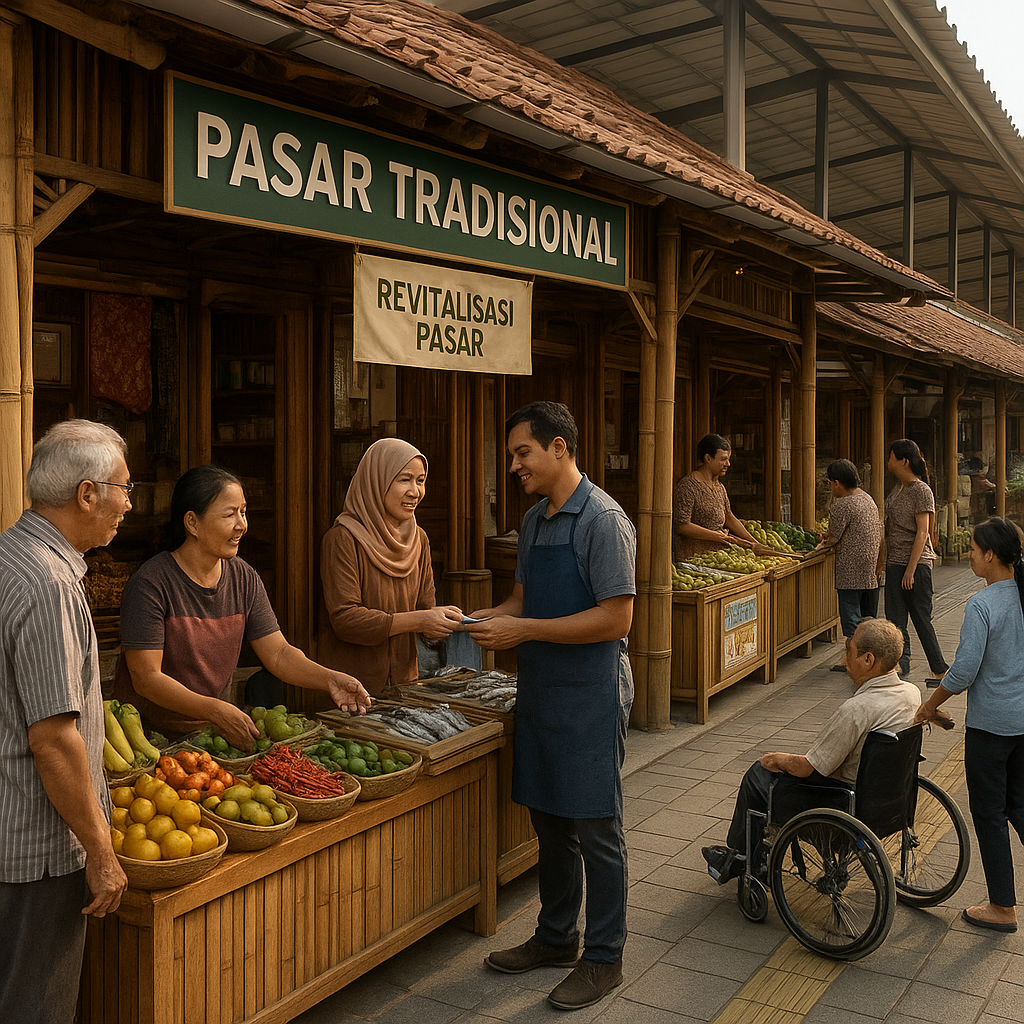 Revitalisasi Pasar Tradisional Diharapkan Jadi Pusat Interaksi Sosial-Ekonomi yang Memersatukan