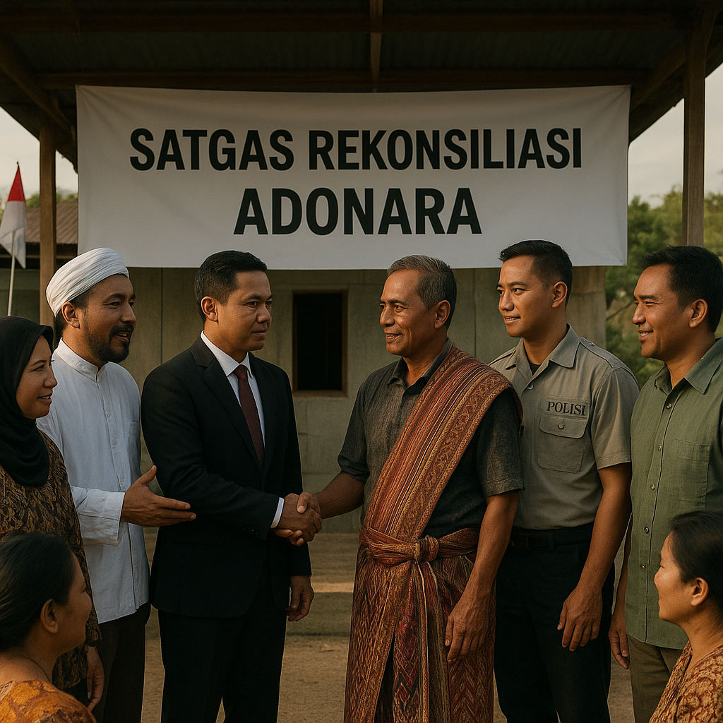 Satgas Rekonsiliasi Dibentuk untuk Redam Konflik Berdarah di Adonara