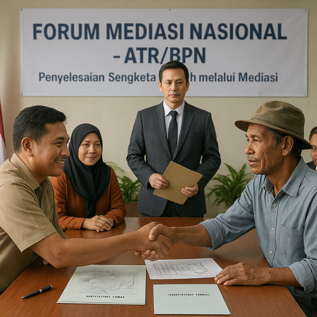 Pemerintah Dorong Penyelesaian Sengketa Tanah melalui Mediasi Nasional