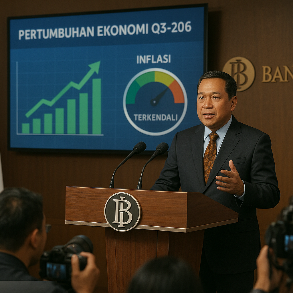Bank Indonesia Optimis Pertumbuhan Ekonomi Kuartal III Teralisasi, Inflasi Terkendali