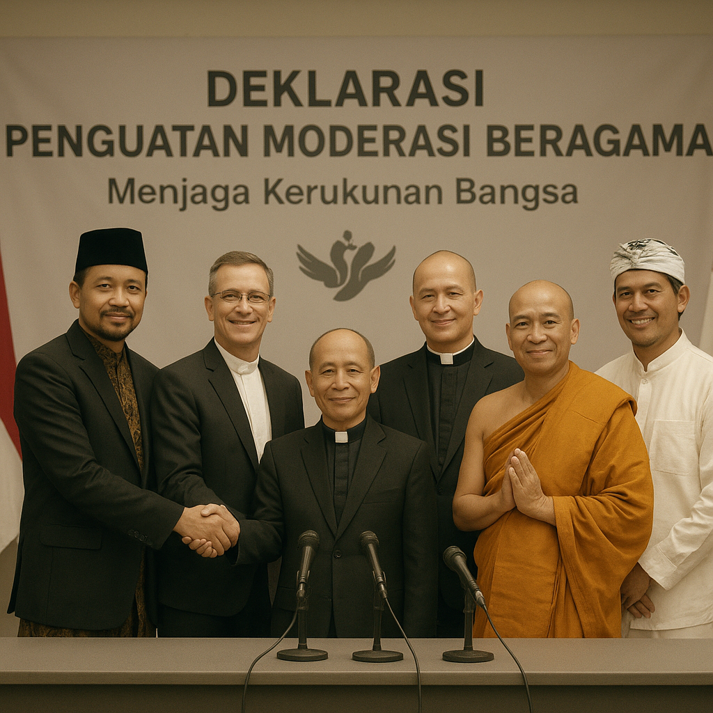 Tokoh Lintas Agama Serukan Penguatan Moderasi Beragama untuk Jaga Kerukunan Bangsa