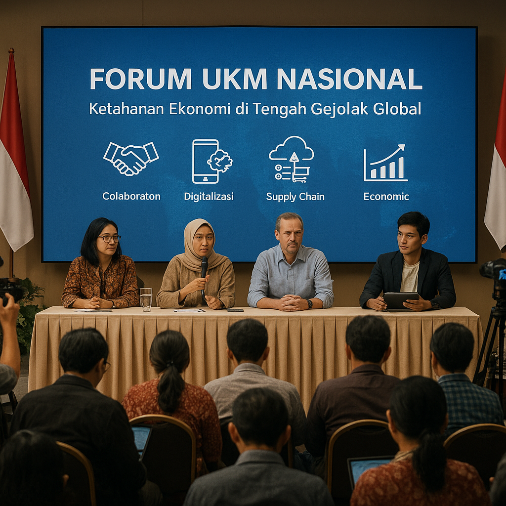Forum UKM Nasional Bahas Strategi Bangun Ketahanan Ekonomi di Tengah Gejolak Global