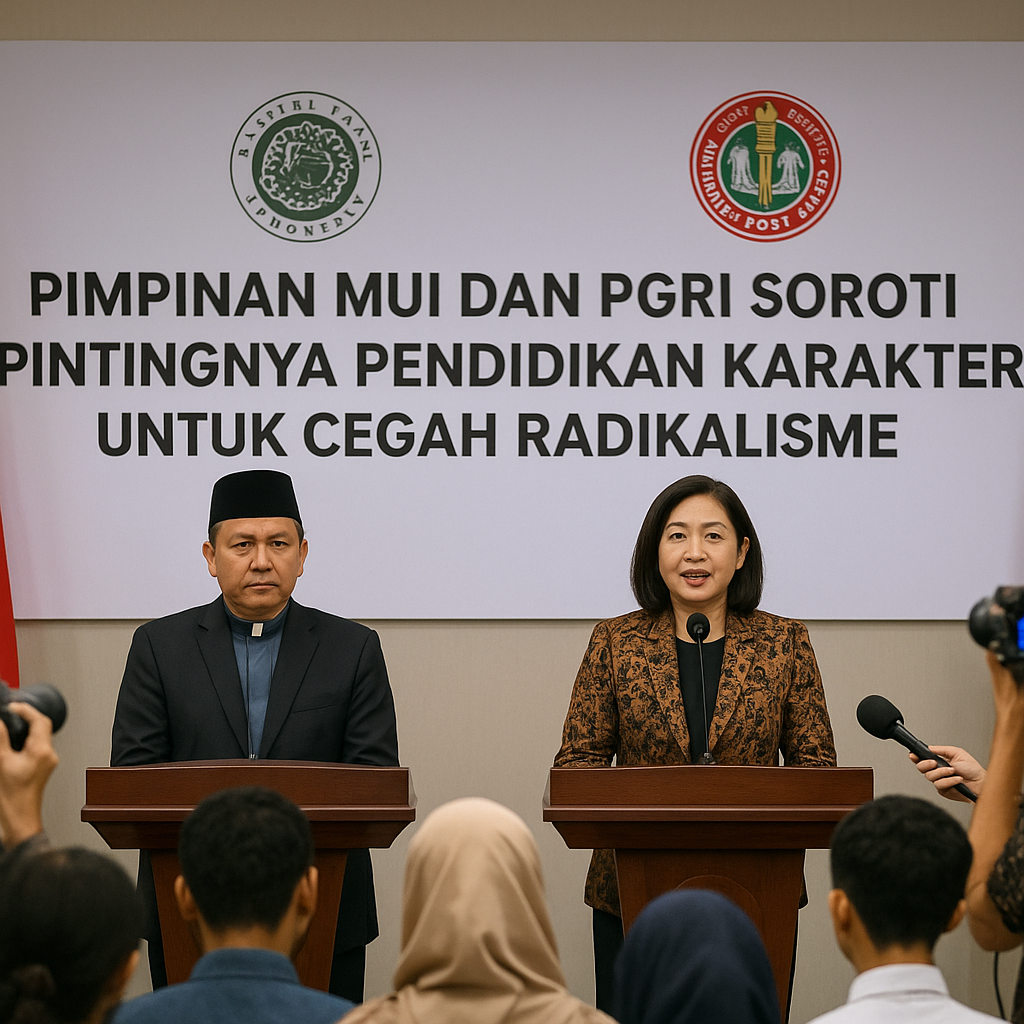 Pimpinan MUI dan PGRI Soroti Pentingnya Pendidikan Karakter untuk Cegah Radikalisme