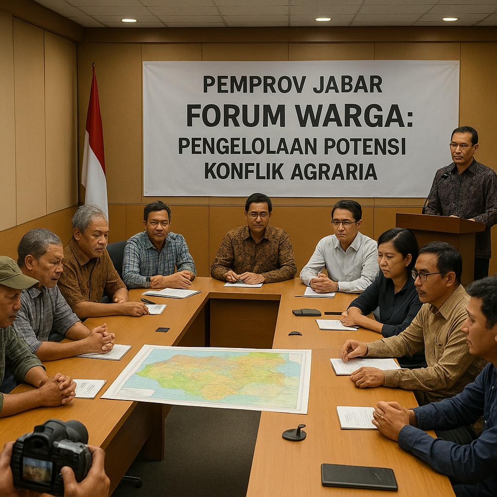 Pemprov Jabar Gelar Forum Warga untuk Tangani Potensi Konflik Agraria