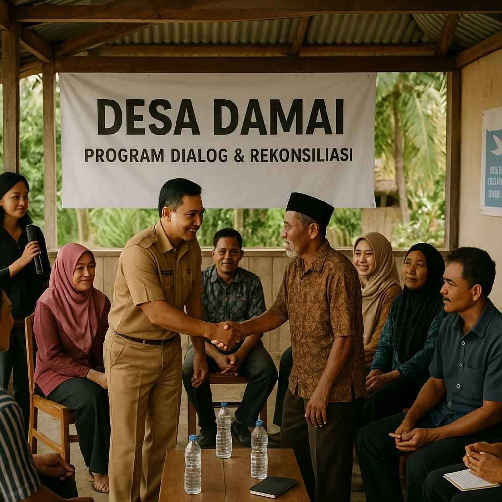 Pemerintah Luncurkan Program "Desa Damai" untuk Tingkatkan Dialog di Daerah Rawan Konflik