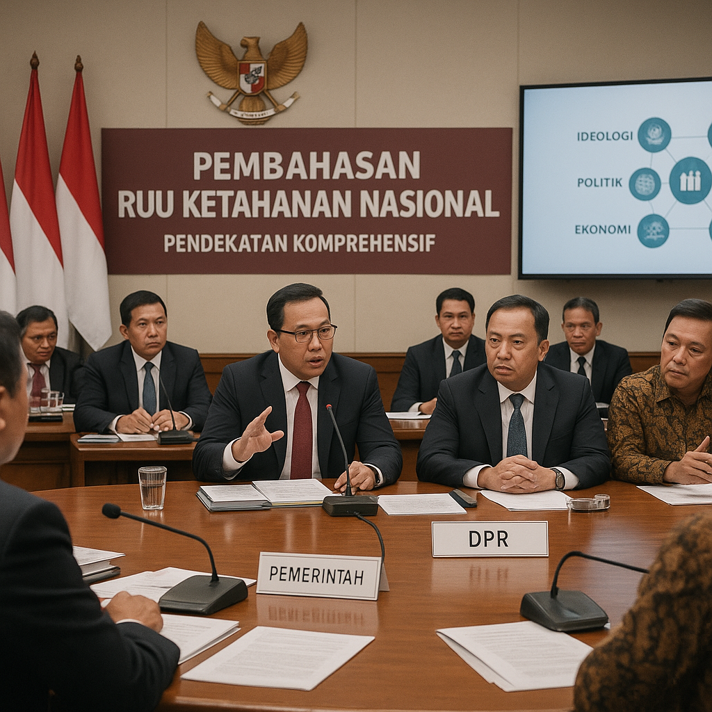 Pemerintah dan DPR Bahas RUU Ketahanan Nasional, Tekankan Pendekatan Komprehensif