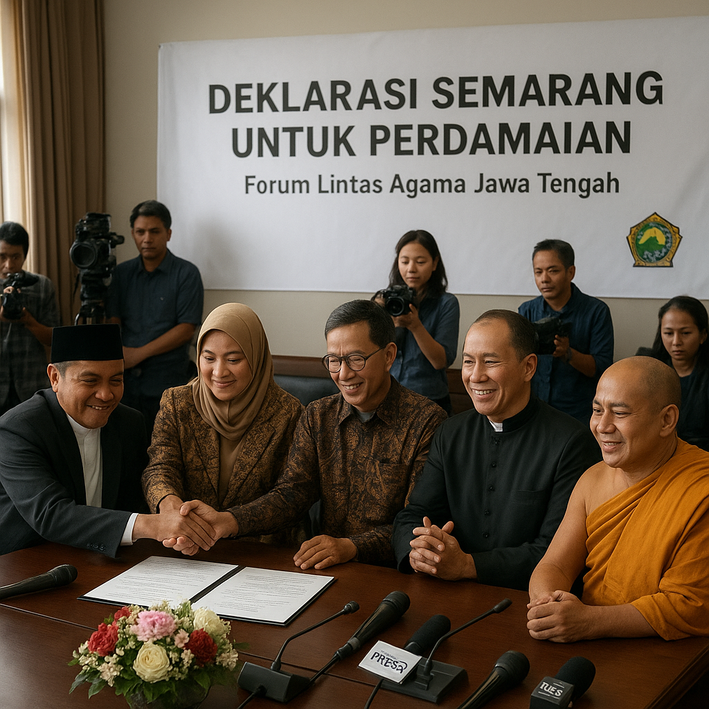 Forum Lintas Agama Jateng Gelar Dialog, Sepakati Deklarasi Perdamaian
