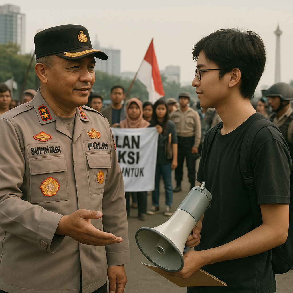 Kapolri Instruksikan Jajaran Tingkatkan Pendekatan Humanis dan Preventif dalam Penanganan Demonstrasi