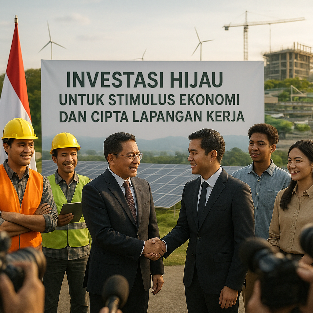 Pemerintah Dorong Investasi Hijau untuk Stimulus Ekonomi dan Ciptakan Lapangan Kerja Baru