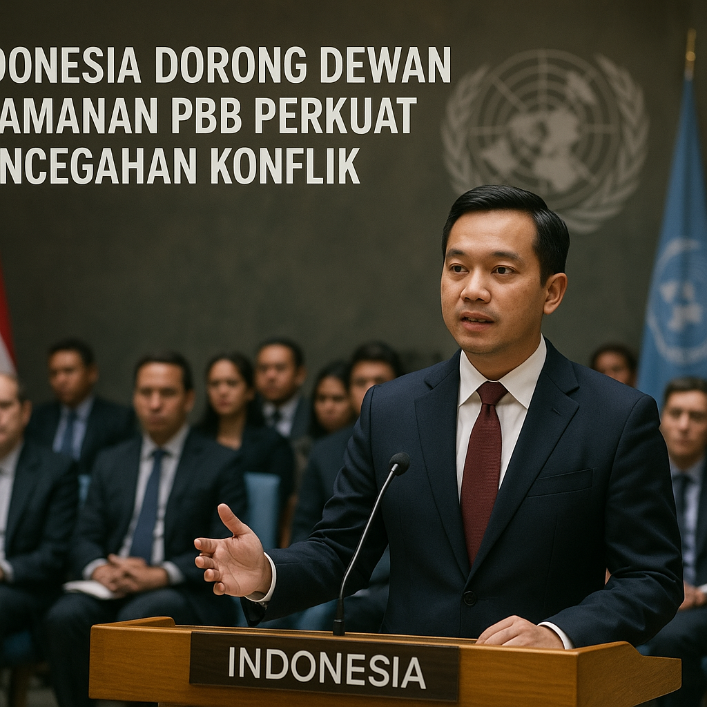 Indonesia Dorong Dewan Keamanan PBB Perkuat Pencegahan Konflik