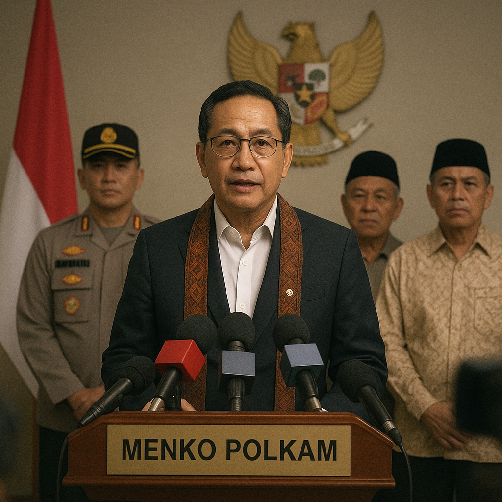 Menko Polkam Pastikan Situasi Kondusif Pasca Bentrokan di Menteng