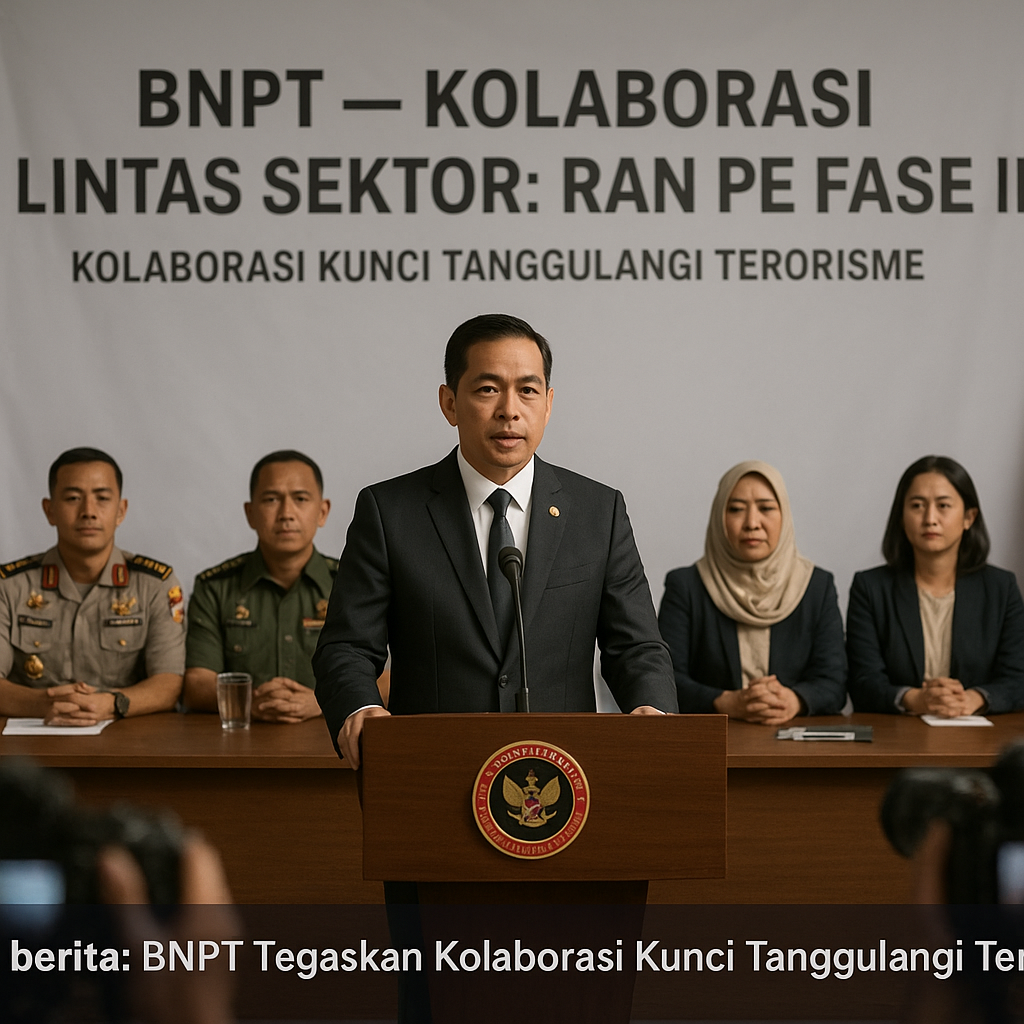 BNPT Tegaskan Kolaborasi Kunci Tanggulangi Terorisme
