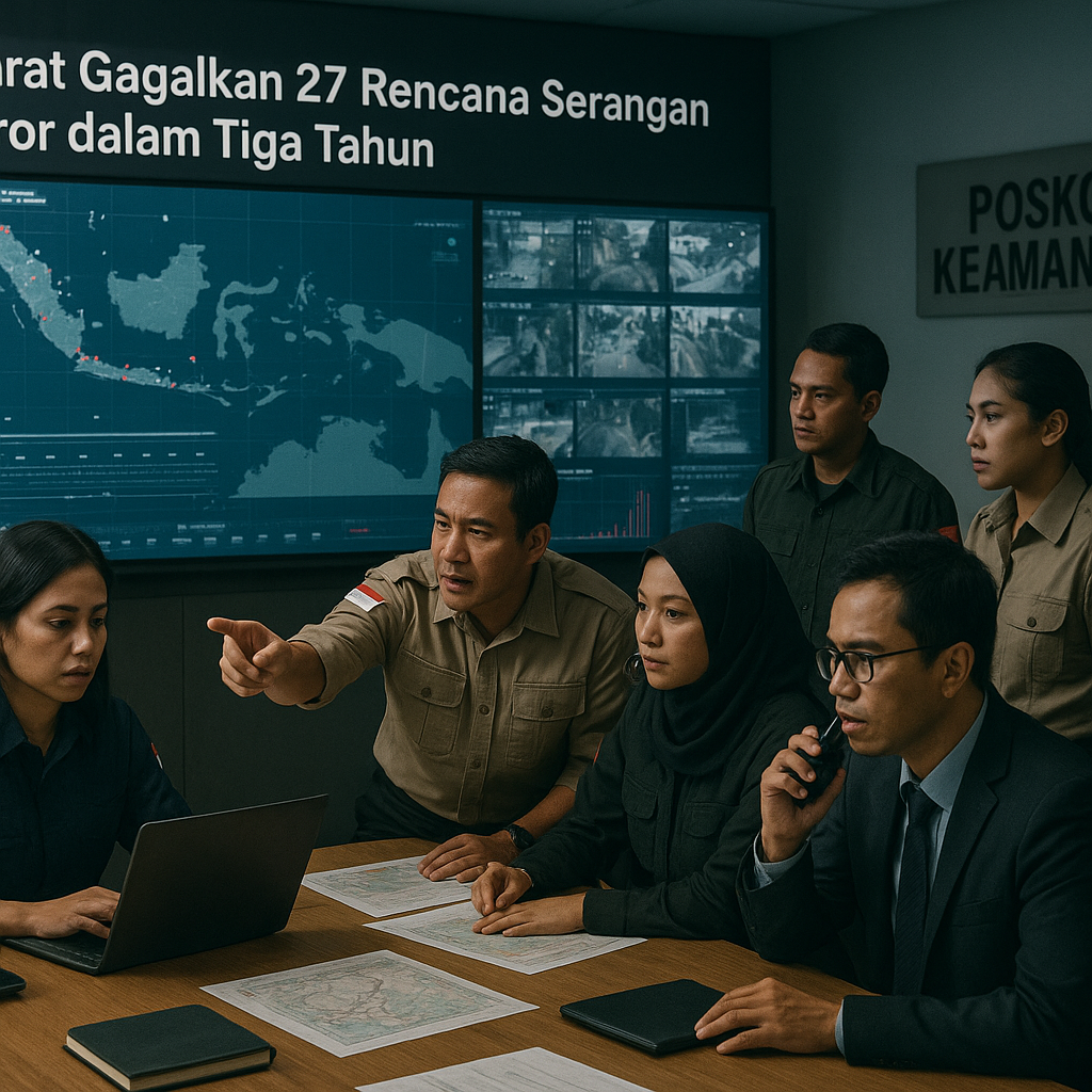 Aparat Gagalkan 27 Rencana Serangan Teror dalam Tiga Tahun
