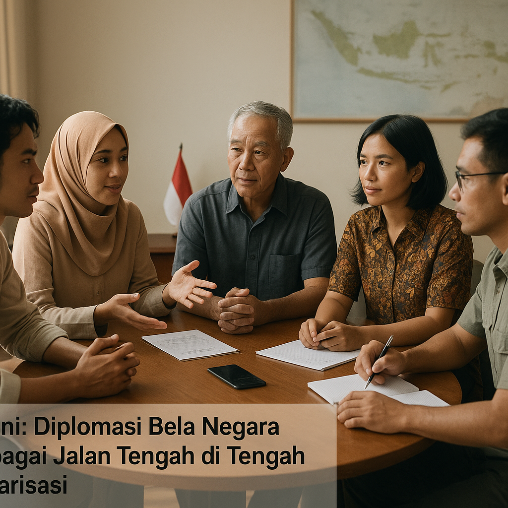 Opini: Diplomasi Bela Negara sebagai Jalan Tengah di Tengah Polarisasi