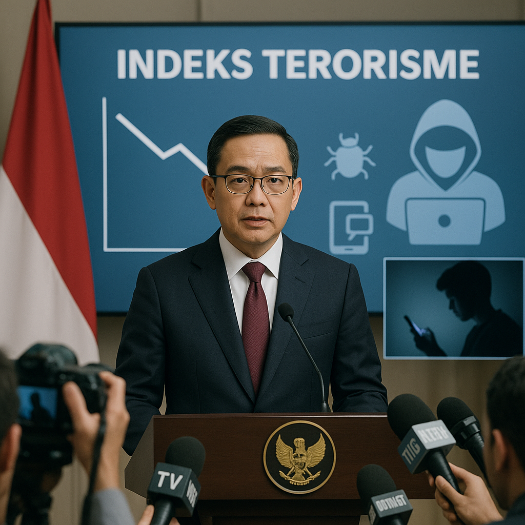 Menko Polkam Minta Semua Tetap Waspada meski Angka Terorisme Turun