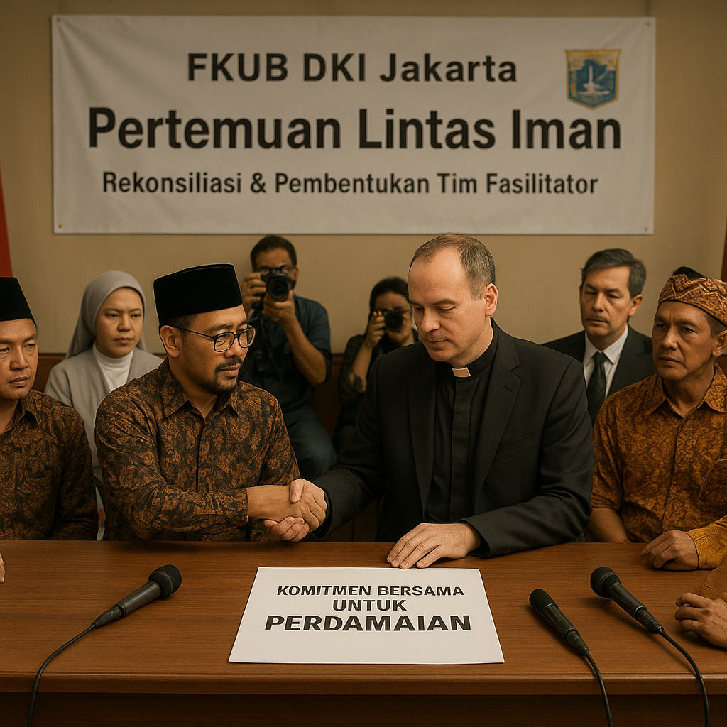 Usai Bentrok Matraman, FKUB Jakarta Gelar Pertemuan Lintas Iman Bahas Rekonsiliasi