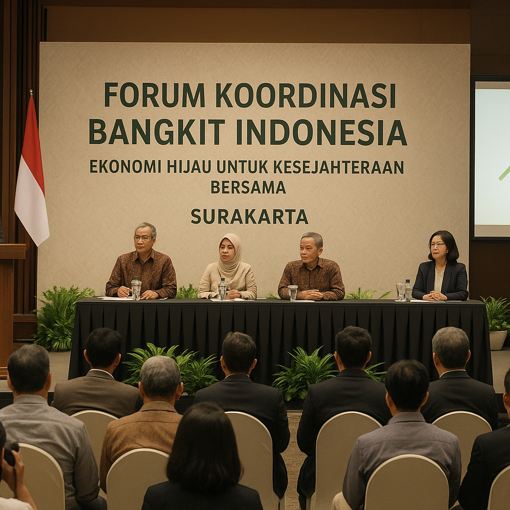 Forum Koordinasi Bangkit Indonesia Usung Tema 'Ekonomi Hijau untuk Kesejahteraan Bersama' di Surakarta