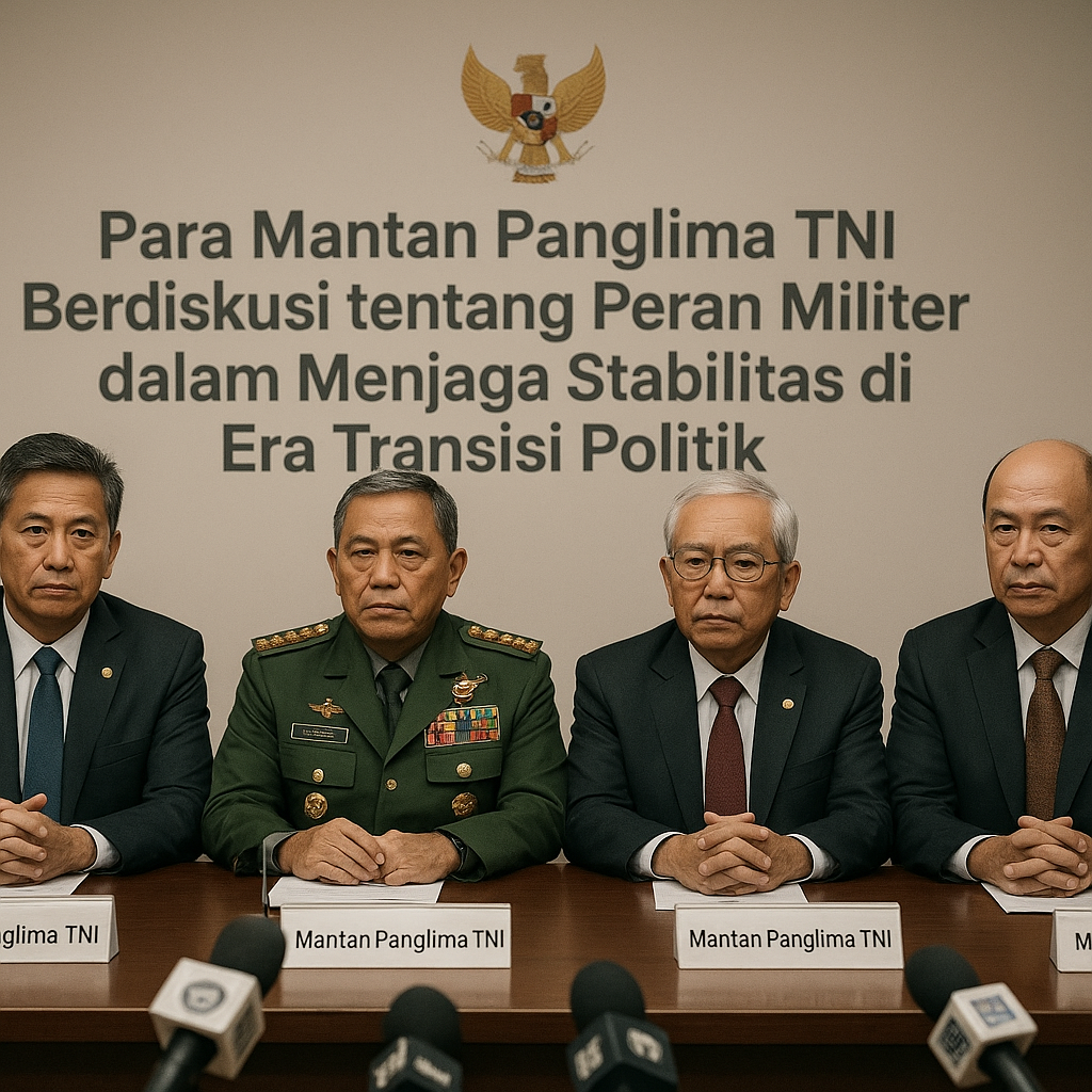 Para Mantan Panglima TNI Berdiskusi tentang Peran Militer dalam Menjaga Stabilitas di Era Transisi Politik
