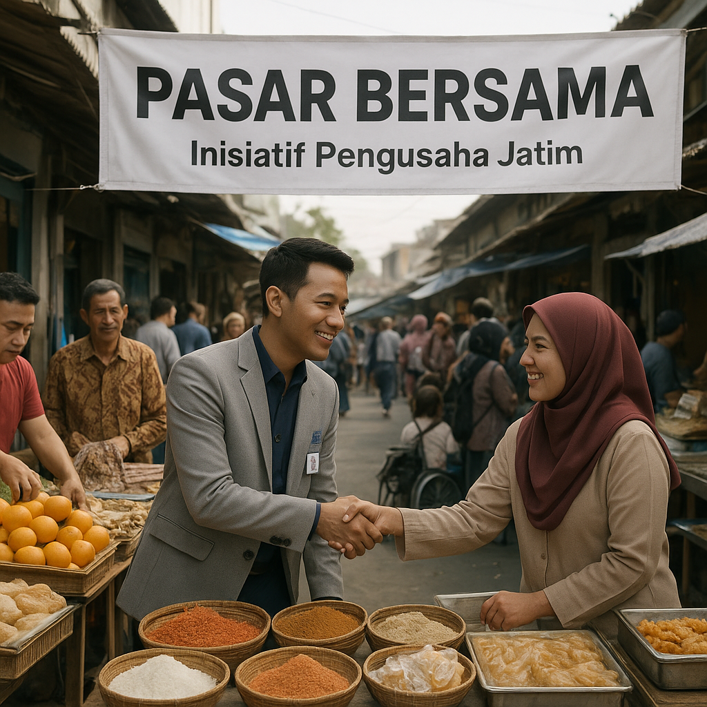 Pengusaha Jatim Inisiasi 'Pasar Bersama' untuk Pedagang dari Berbagai Latar Belakang