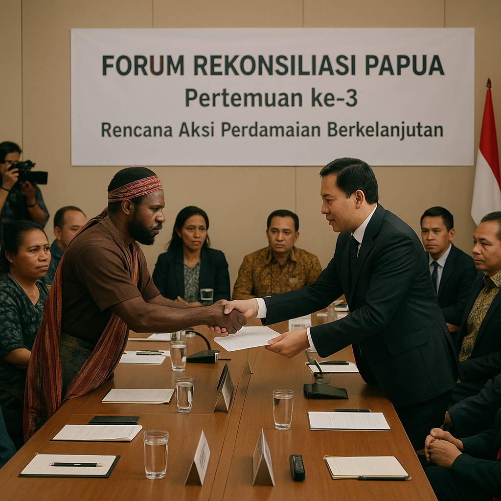 Forum Rekonsiliasi Papua Gelar Pertemuan ke-3, Bahas Rencana Aksi Perdamaian Berkelanjutan
