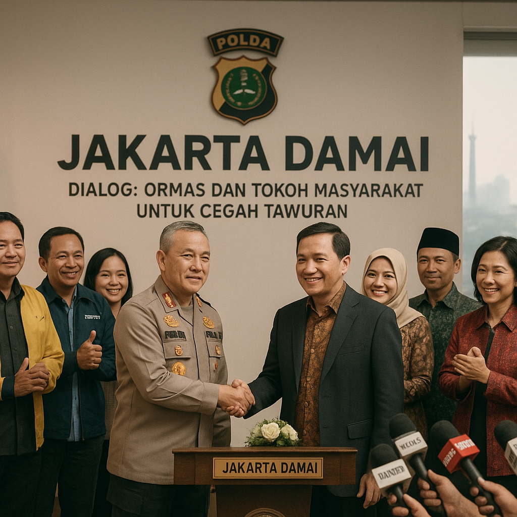 Polda Metro Jaya Gandeng Ormas dan Tokoh Masyarakat untuk Tingkatkan Dialog Cegah Tawuran