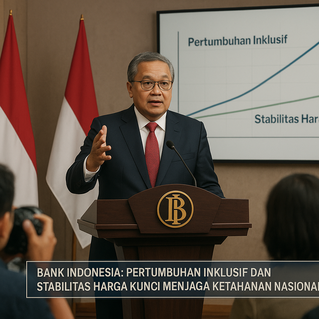 Bank Indonesia: Pertumbuhan Inklusif dan Stabilitas Harga Kunci Menjaga Ketahanan Nasional