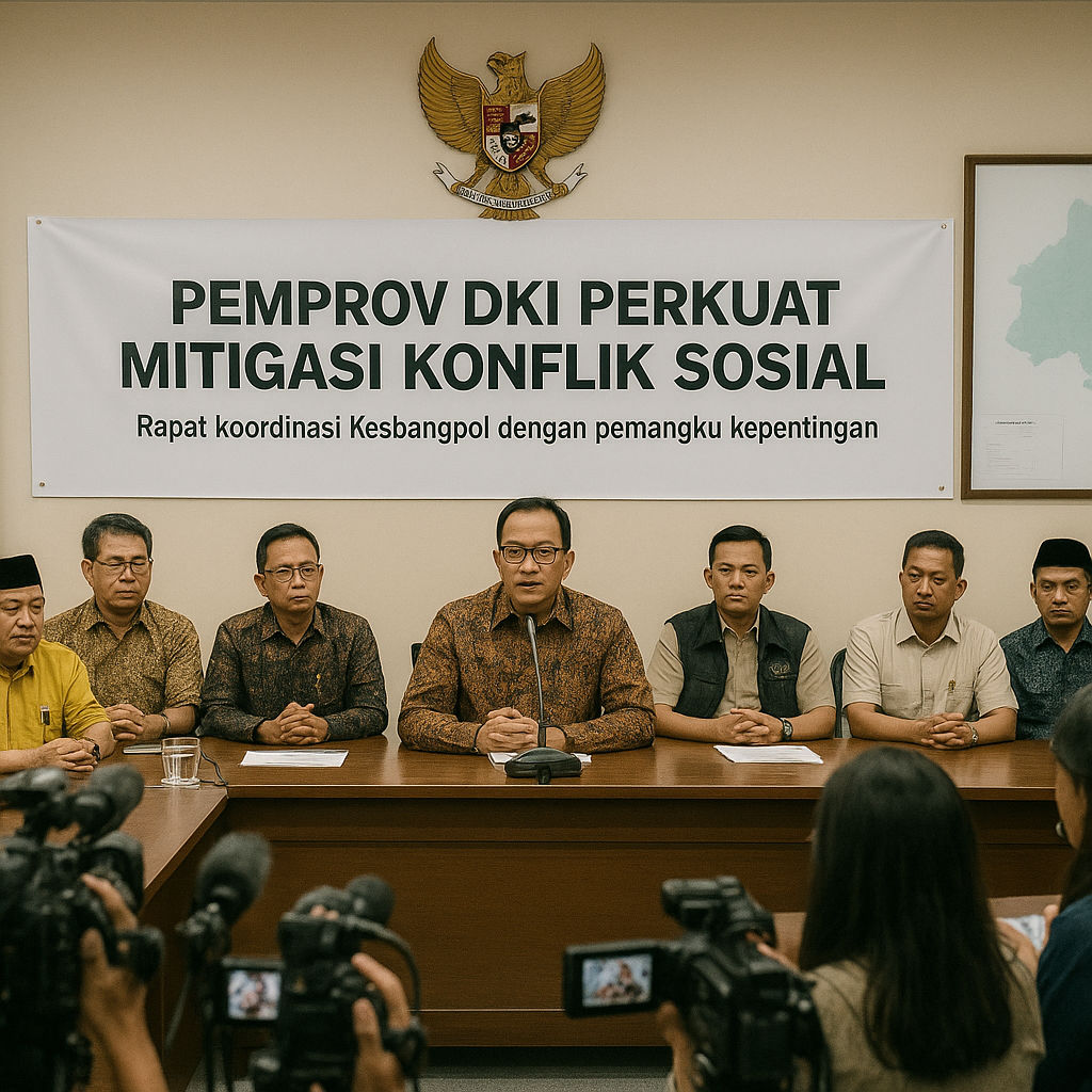 Pemprov DKI Perkuat Mitigasi Konflik Sosial