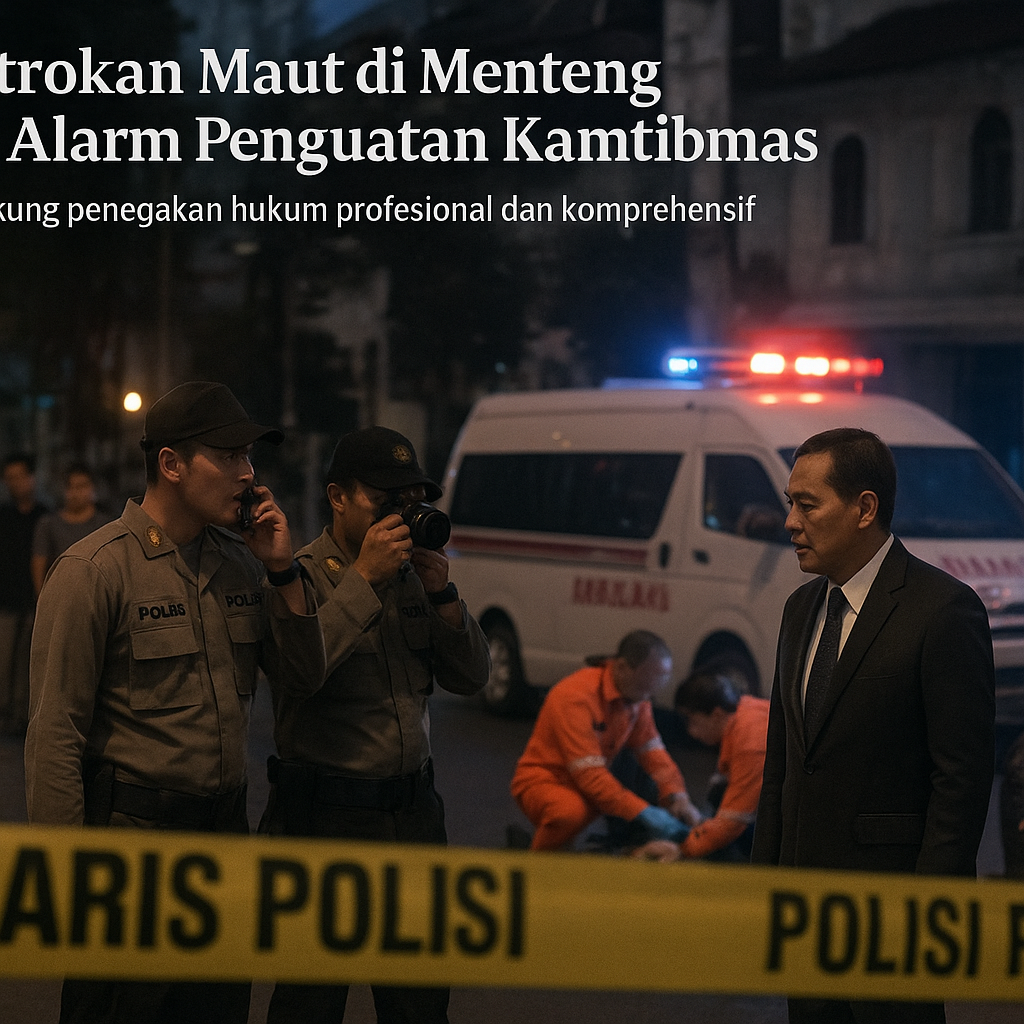 Bentrokan Maut di Menteng Jadi Alarm Penguatan Kamtibmas