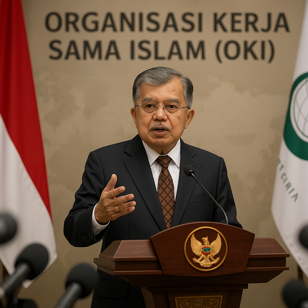 Jusuf Kalla Desak Negara Islam Utamakan Dialog untuk Redam Konflik Timur Tengah