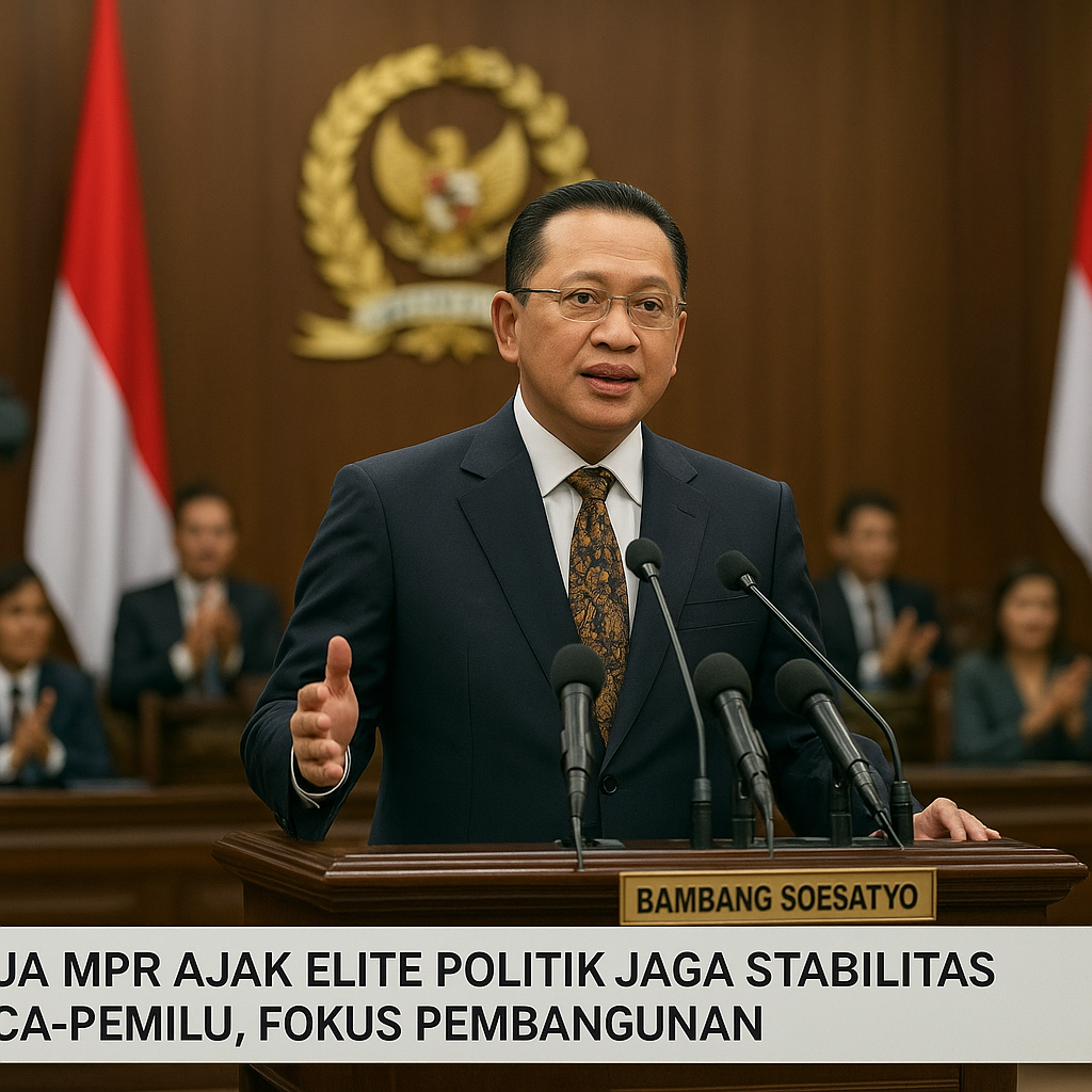 Ketua MPR Ajak Elite Politik Jaga Stabilitas Pasca-Pemilu, Fokus Pembangunan