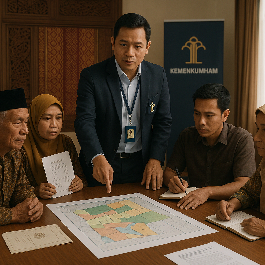 Kemenkumham Gelar Mediasi Penyelesaian Sengketa Tanah Antarwarga di Sumatra Barat
