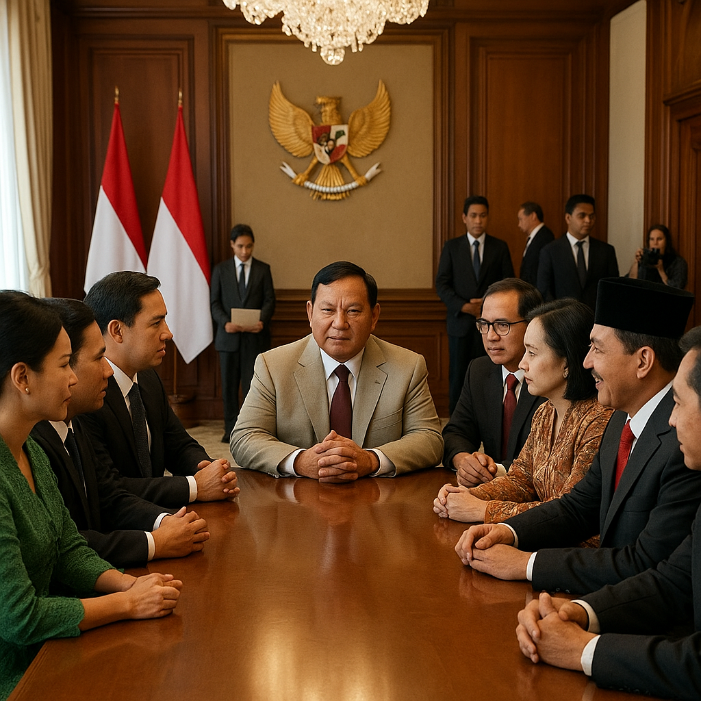 Prabowo Undang Pimpinan Ormas dan Parpol ke Istana, Bahas Pemulihan Keadaan Pasca-Aksi Massa